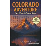 Colorado Adventure: Word Search Puzzle Book: Puzzles for Adults, Teens & Seniors