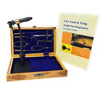 Colorado Anglers Z797 Wooden Fly Tying Standard Tool Kit, Fly Fishing Vise, Bobbin, Threader, Bodkin, Dubbing Twister, Hackle Pliers, Scissors, Whip Finisher