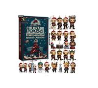 (Colorado Avalanche NHL Week 30 Blind Box, 26*18*3cm) Colorado Avalanche NHL Week 30 Advent Blind Box Christmas Tree Decoration Acrylic Pendant