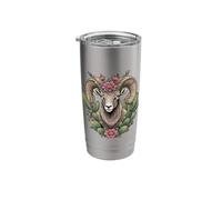 Colorado Bighorn and Claret Cup Cactus Stainless Steel Insulated Tumbler