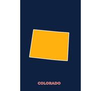 COLORADO BLUE AND YELLOW - Premium Lined Journal | 6" x 9" | Soft Cover | 120+ Pages - Bold State-Inspired Design: A High-Quality State Notebook - Ideal for School, Work, or Everyday Notes