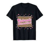 Colorado Born and Bred Leopard Print T-Shirt