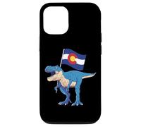 Colorado Dinosaur T-Rex Denver Flag Boulder Ski Men Women Case for iPhone 12/12 Pro