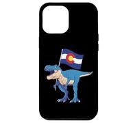 Colorado Dinosaur T-Rex Denver Flag Boulder Ski Men Women Case for iPhone 12 Pro Max