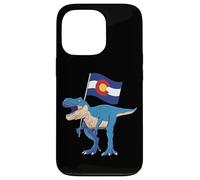 Colorado Dinosaur T-Rex Denver Flag Boulder Ski Men Women Case for iPhone 13 Pro