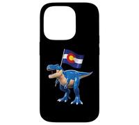 Colorado Dinosaur T-Rex Denver Flag Boulder Ski Men Women Case for iPhone 14 Pro