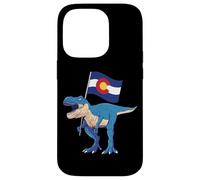 Colorado Dinosaur T-Rex Denver Flag Boulder Ski Men Women Case for iPhone 14 Pro