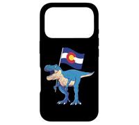 Colorado Dinosaur T-Rex Denver Flag Boulder Ski Men Women Case for iPhone 17 Pro