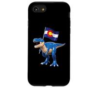 Colorado Dinosaur T-Rex Denver Flag Boulder Ski Men Women Case for iPhone SE (2020) / 7/8