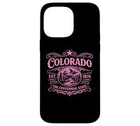 Colorado Est 1876 The Centennial State Ski Vintage Mountain Case for iPhone 14 Pro Max