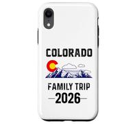 Colorado Family Trip 2026 Denver Map Flag CO Souvenir Match Case for iPhone XR