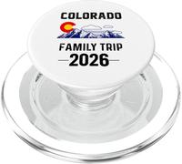 Colorado Family Trip 2026 Denver Map Flag CO Souvenir Match PopSockets PopGrip for MagSafe