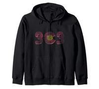 Colorado Flag 303 Denver Boulder Lakewood Aurora Men Women Zip Hoodie