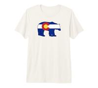 Colorado Flag Bear Premium T-Shirt