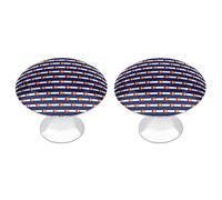 Colorado Flag Funny Round Cabinet Knobs Stainless Steel Drawer Pulls Decorative Door Handles