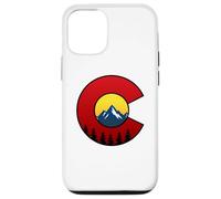 Colorado Flag Mountain Sunset Outdoor Hiking Camping Case for iPhone 12/12 Pro