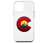 Colorado Flag Mountain Sunset Outdoor Hiking Camping Case for iPhone 12 mini
