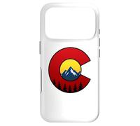 Colorado Flag Mountain Sunset Outdoor Hiking Camping Case for iPhone 17 Pro