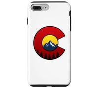 Colorado Flag Mountain Sunset Outdoor Hiking Camping Case for iPhone 7 Plus/8 Plus