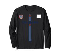 Colorado Flag, Silhouette map of Colorado, state seal Long Sleeve T-Shirt