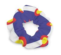 Colorado Flag Women Ponytail Holders Satin Scrunchies Stylish Hair Elastics & Ties