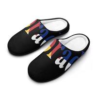 Colorado Flag Women‘s Cotton Slipper Comfortable Cozy Plush Slippers Anti-Skid Indoor House Closed Toe Shoes