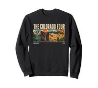 Colorado Four National Parks Vintage Travel Design Sweatshirt