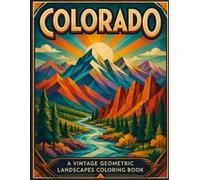 Colorado: geometric landscapes coloring book