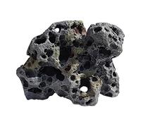 Colorado Gray & Moss Rock Artificial Aquarium Landscape Rock, 32cm Long, Large Resin Fish Tank & Reptile Terrarium & Vivarium Decoration Aquascape Rock Boulder Formation