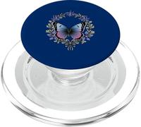 Colorado Hairstreak Butterfly And Blue Columbine Flowers PopSockets PopGrip for MagSafe