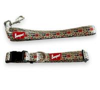 Colorado Limited Intended for Coors Banquet Pattern Collar and Leash Combo with D-Ring - Premium Set for Puppy - Adjustable Soft Collars with Large Leash - Pet Dog Collar for Medium & Large Dogs