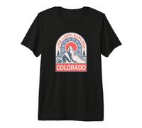 Colorado Live Love Explore Mountain Design Souvenir Premium T-Shirt