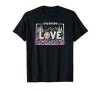 Colorado Love - Columbine Mountain Wildflower Graphic T-Shirt