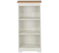 Colorado Low Narrow Bookcase - White