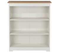 Colorado Low Wide Bookcase - White