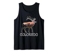 Colorado Mountain ELK Landscape Tank Top