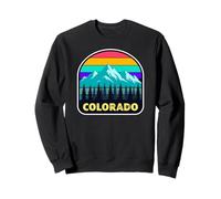 Colorado Mountain Logo - Retro Wilderness Graphic Sweatshirt