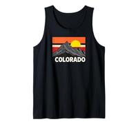 Colorado Mountain Sunset Graphic Tank Top