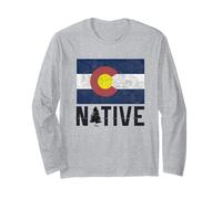 Colorado Native Flag Design Mountain Spirit Nature Pride Long Sleeve T-Shirt