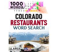 Colorado Restaurants Word Search: Large Print
