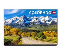 Colorado Road Fridge Magnet Denver Aspen Travel Souvenir Colorful Colorado