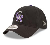 Colorado Rockies New Era Game Replica Core Classic 9TWENTY Adjustable Hat Black