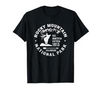 Colorado Rocky Mountain National Park USA Hiking Camping T-Shirt