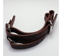 Colorado Saddlery The Rough Stock Spur Straps Western Style Leather Spur Straps with Heavy Top Grain Latigo & Heavy Buckle, Western Spur Strap Apparel