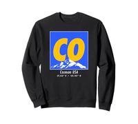 Colorado Souvenir CO Vintage Rocky Mountains Travel Sweatshirt