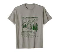 Colorado Springs Travel Souvenir Rustic Colorado Springs T-Shirt