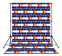 Colorado State Flag Multi-Scene Photography Backdrop For Baby Shower, Portrait, Party, Video & Home Decoration - 5x7ft