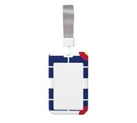 Colorado State Flag Printed Card Badge Holder with Neck Strap, Vertical Cards Holder Anti-Scratch and Easy-Scan, for Office, School