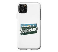 Colorado State Map Road Trip Denver Colorado Springs Aurora Case for iPhone 11 Pro Max