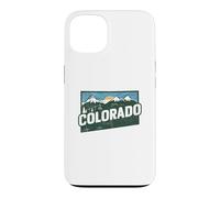 Colorado State Map Road Trip Denver Colorado Springs Aurora Case for iPhone 13